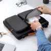 Pancerna Torba Tech-Protect Defender do Laptopa 13 14 cali Wodoodporna (MacBook NEO, Pro, Air 13) Black/Orange